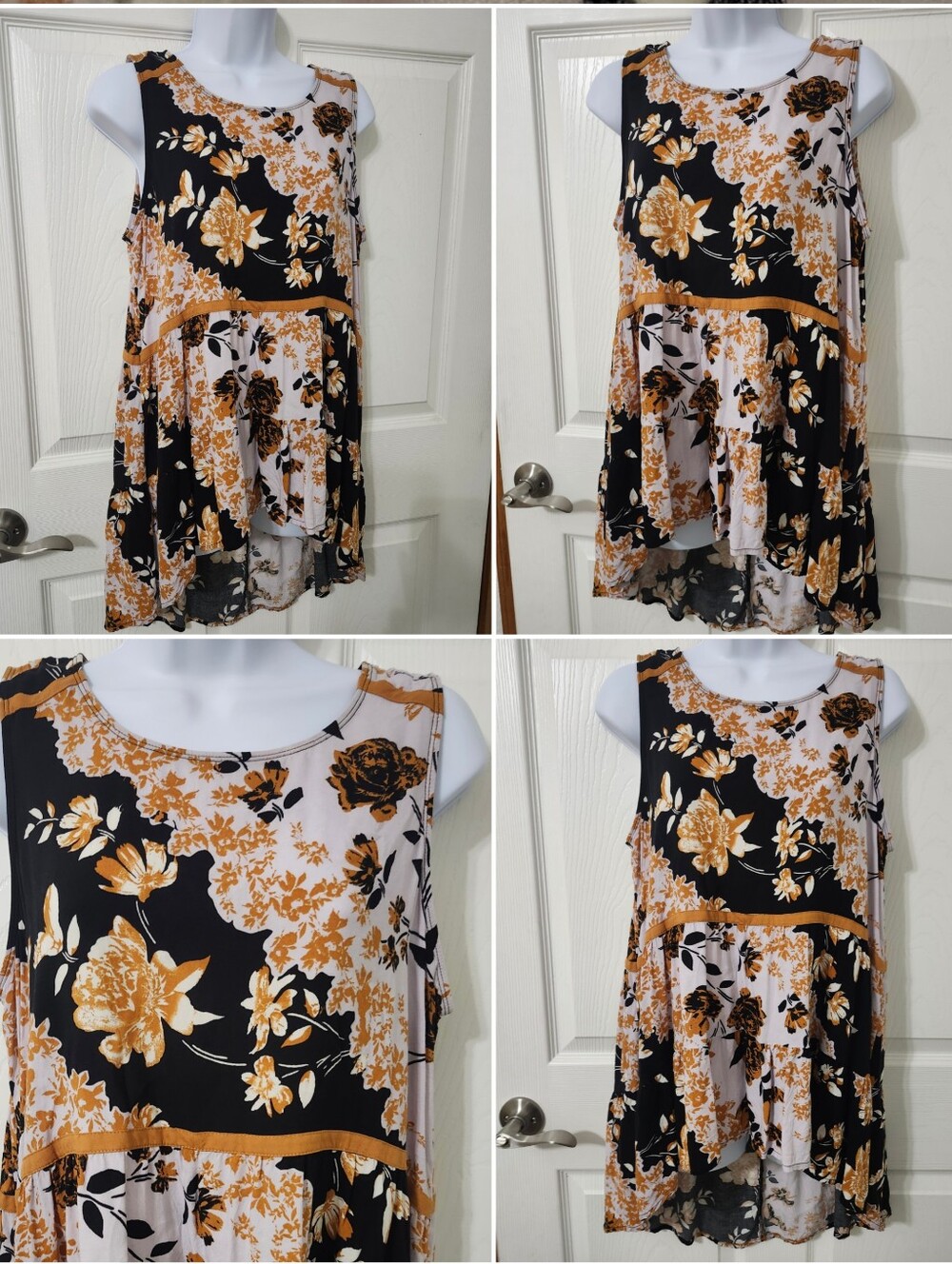 Maurices Floral Top Sleeveless Blouse
